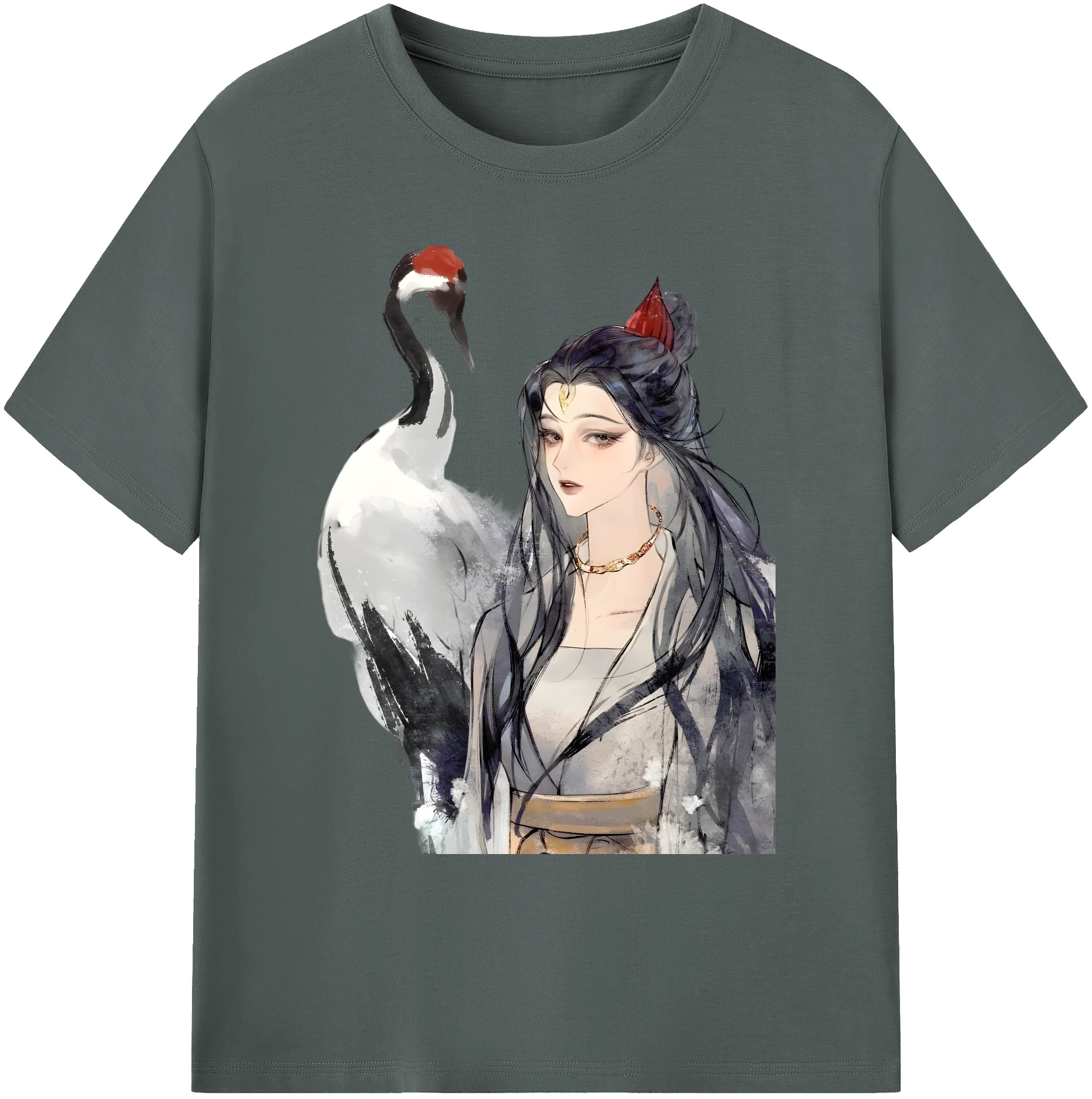 （画像用） Ne Zha 2 ナタ 魔童の大暴れ 綿100％ メンズ半袖Tシャツ｜肌触りやわらか＆通気性